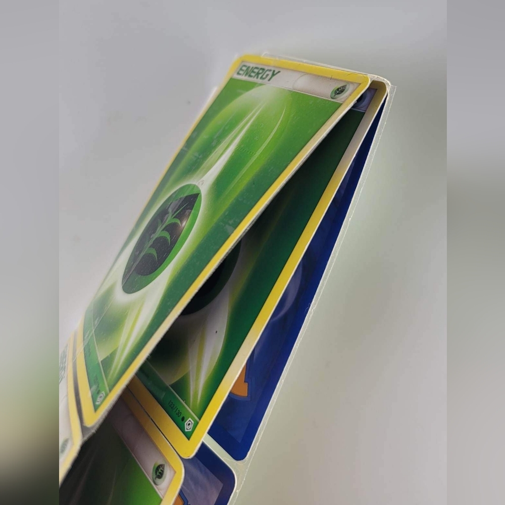 "Handmade Pokemon Card Wallet Grass Type Energy"